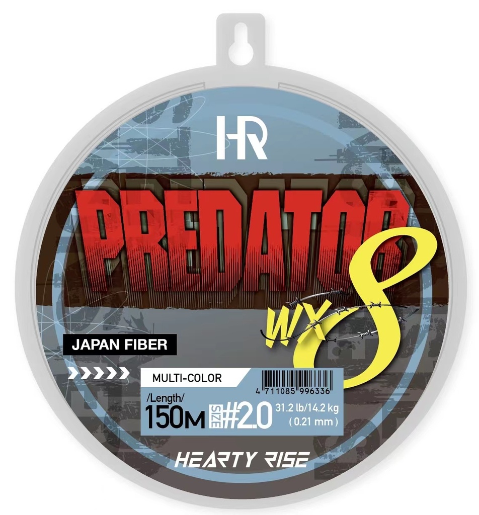 PREDATOR WX8 Tresse 0.4 PE 150M Yellow