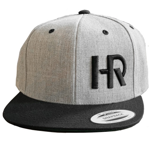 [HR-CAP-snapback-grey] CASQUETTE snapback gris