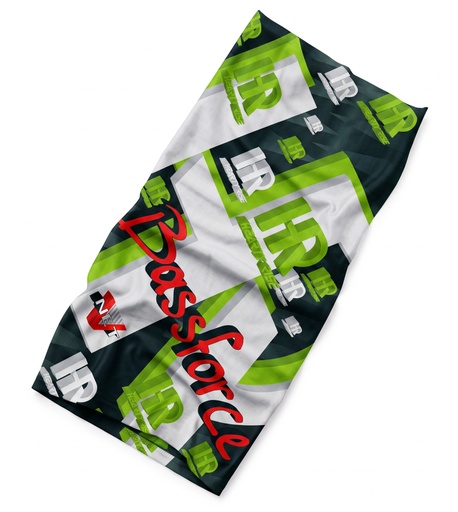 [HY TO 258487] Bandana Grün Weiß