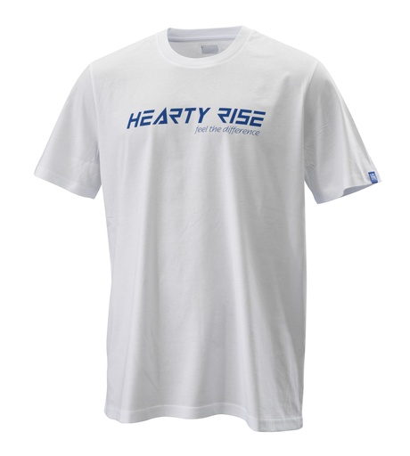 [T-PD-W-XS] T-Shirt Hearty Rise White  XS